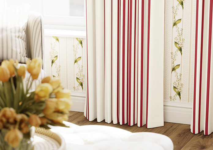 Winnies Stripe, Pillbox - Made to Measure Curtains - Image 5